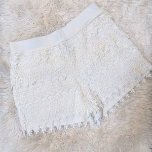 Express lace shorts